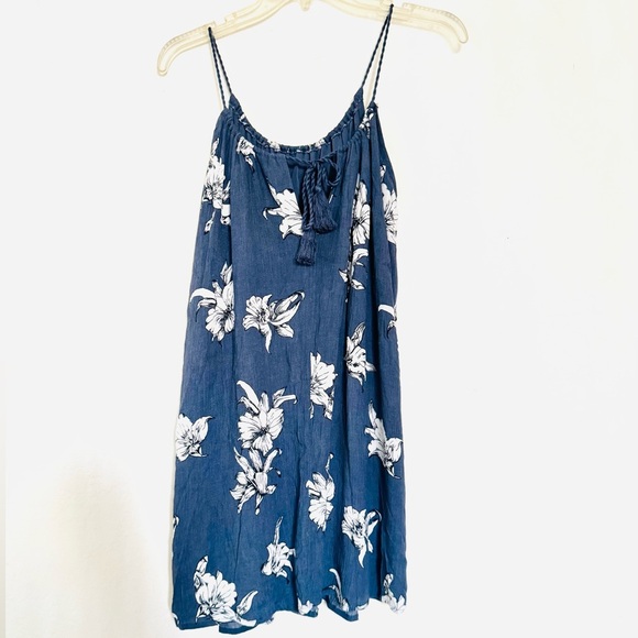 Abercrombie & Fitch Trapeze Swing Dress Floral Print Size XSP - Picture 3 of 6